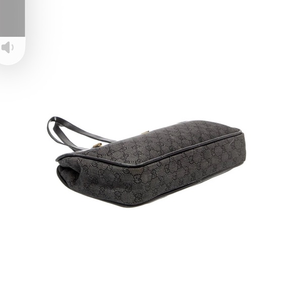 Gucci Black Monogram Shoulder Bag - Picture 6 of 13